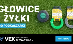 Jaka żyłka do kosy spalinowej? Zielona i szara żyłka do podkaszarki, głowice i żyłki w sklepie VEX.