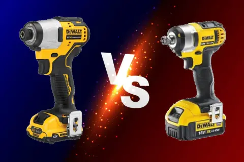 Dwie wkrętarki DeWalt: 12V XR Brushless i 18V XR Li-Ion, porównanie mocy i zastosowań.